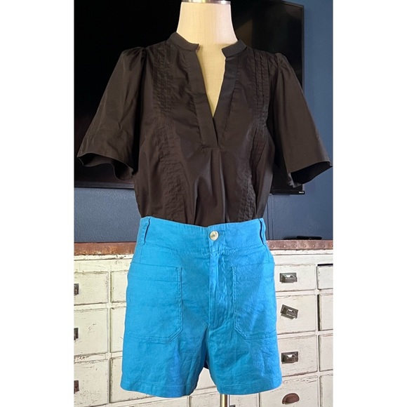 Anthropologie Colette Linen Shorts 32 - Picture 8 of 15